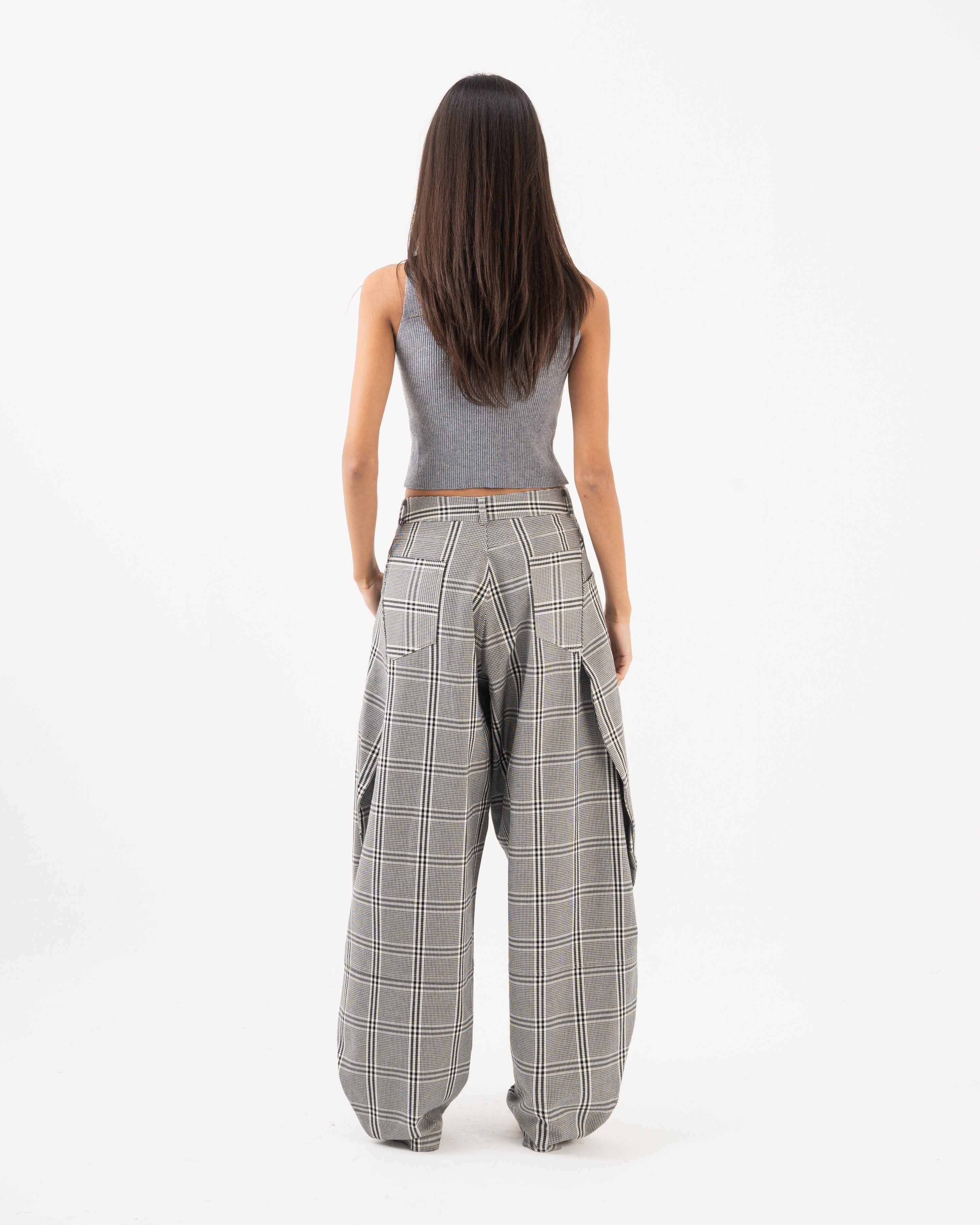 Mosaïque Neck Knit Top